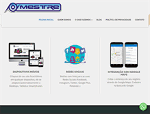 Tablet Screenshot of omestre.com.br